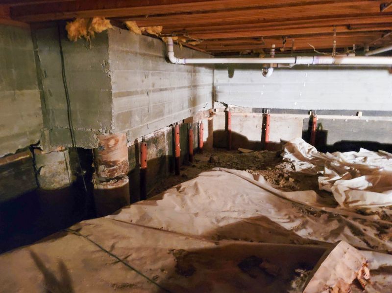 Encapsulated Crawlspace Interior